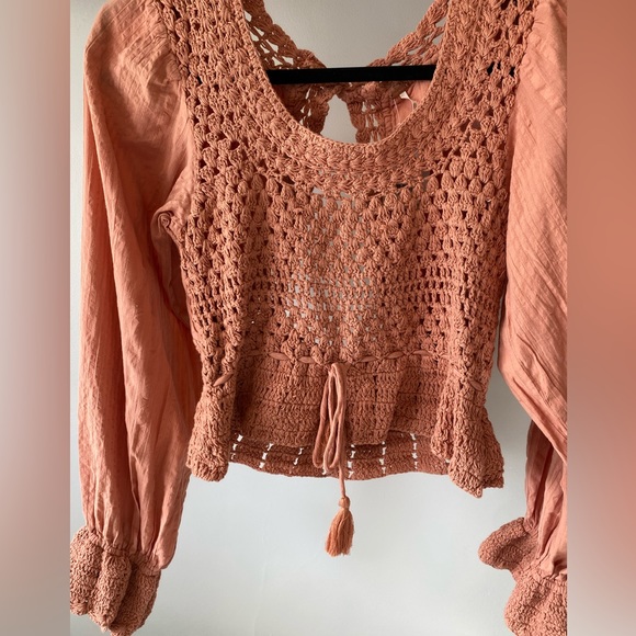 Free People Megan Crochet Top - Picture 6 of 12